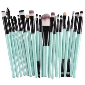20Pcs Makeup Brushes Set Baby Blue