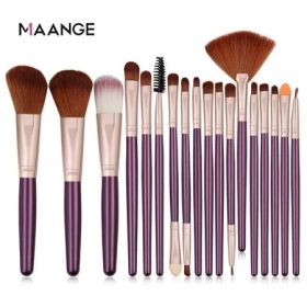 Maange 18 PCs Soft Fluffy Makeup Brushes Set for cosmetics