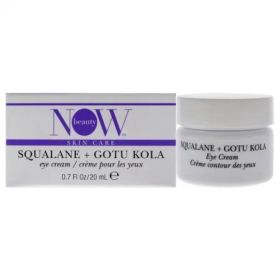 Squalane Plus Gotu Kola Eye Cream by NOW Beauty for Unisex