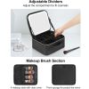 Makeup Bag with LED Mirror, Travel Makeup Case for Women